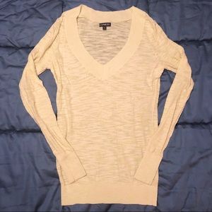 Express V neck long sleeve sweater